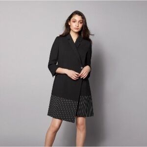 Grayes Wool Blazer Dress with flare size US 4